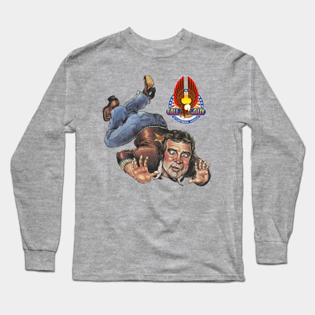 Fall Guy Stuntman Association Funny Long Sleeve T-Shirt by RetroZest